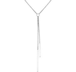 Collier Y 2 Pend Chaine Et Tube Og